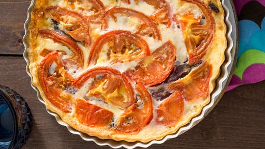 Tάρτα με Παστουρμά και Κασέρι