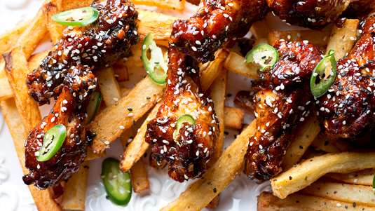 Κοτόπουλο με Μέλι και Σουσάμι