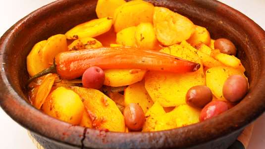 Πατάτες µε Ταχίνι στο Φούρνο