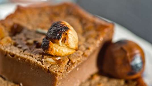 Σοκολατένια Πίτα με Κάστανο