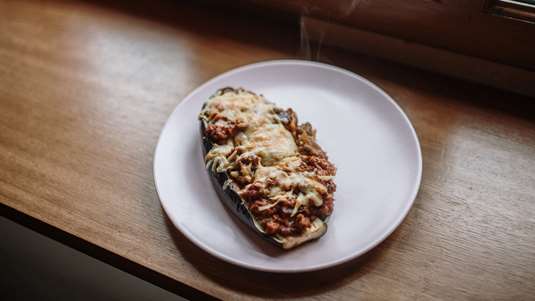 Μελιτζάνες Γεμιστές με Τυρί