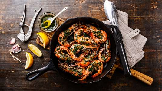 Γαρίδες Ψητές