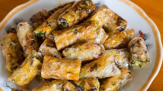 Ντολμάδες με Παστό Μπακαλιάρο