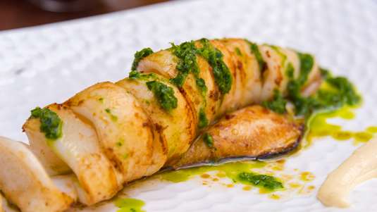 Καλαμαράκια με Κουρκουμά