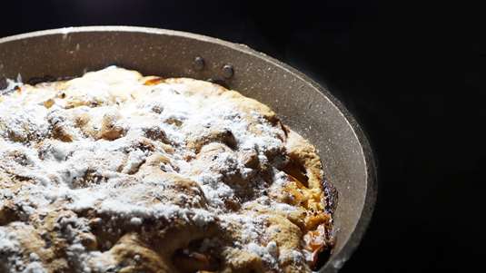 Νηστίσιμη Σιροπιαστή Μηλόπιτα