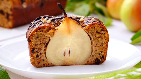 Γλυκιά Πίτα με Αχλάδια και Ξηροκάρπια