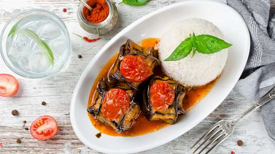 Κεφτεδάκια Διπλωτά με Μελιτζάνα