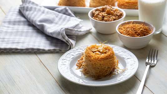 Κανταΐφι με Κρέμα