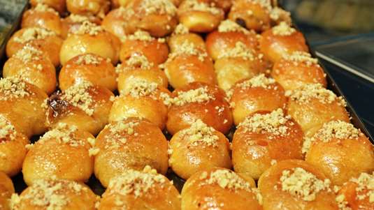 Μελομακάρονα Σιμιγδαλένια