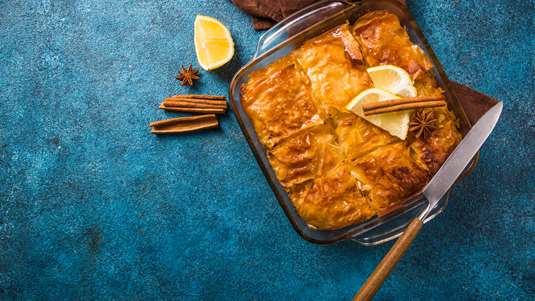 Γαλακτοµπούρεκο µε Γλυκό Κουταλιού