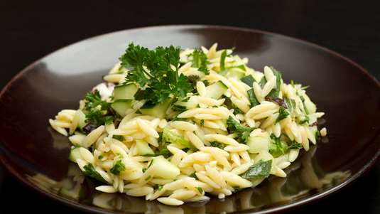 Κριθαράκι με Λαχανικά