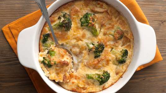 Μπρόκολο Ογκρατέν με Τυριά