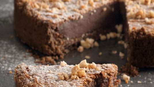 Γρήγορη Τάρτα Σοκολάτα με Ξηρούς Καρπούς