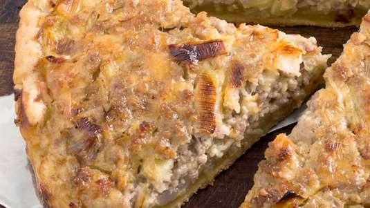 Τάρτα με Κιμά και Κρούστα Γιαουρτιού