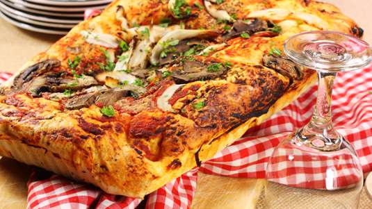 Κέικ με Μανιτάρια, Προσούτο και Παρμεζάνα