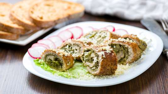 Χοιρινό µε Σπανάκι