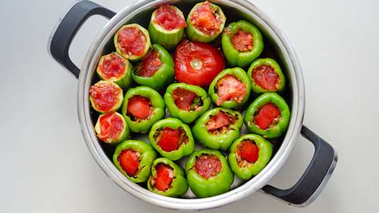 Γεμιστά στην Κατσαρόλα