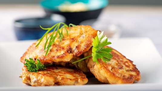 Tηγανητός Γαλέος με Kουρκούτι