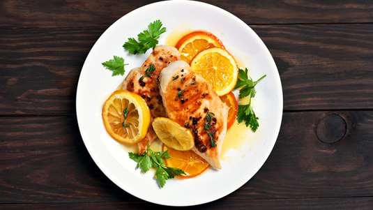 Κοτόπουλο Πορτοκαλένιο με Λαχανικά