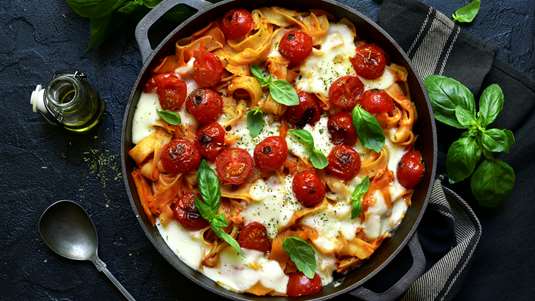 Μακαρονάκια με Λαχανικά στο Φούρνο