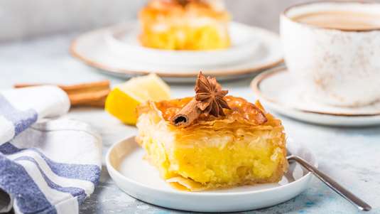 Γαλακτομπούρεκο χωρίς Αυγά