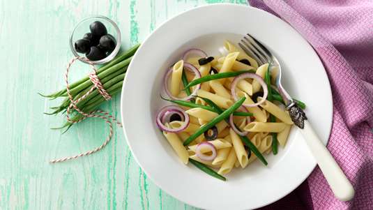 Πένες με Φασολάκια