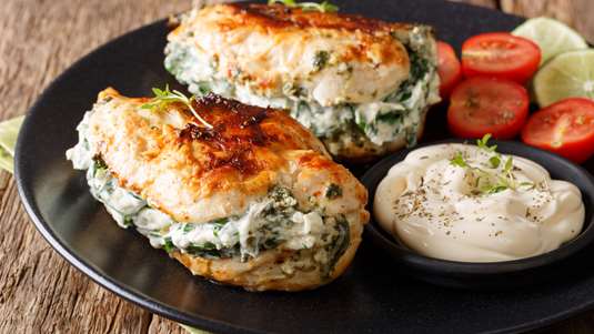 Κοτόπουλο με Φέτα και Άνηθο