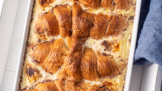 Πουτίγκα με Κρουασάν, Πραλίνα και Αχλάδι