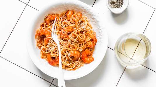 Γαριδομακαρονάδα