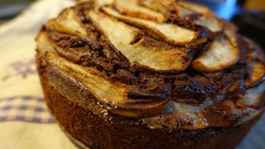 Ψωμί Σοκολάτας με Αχλάδια