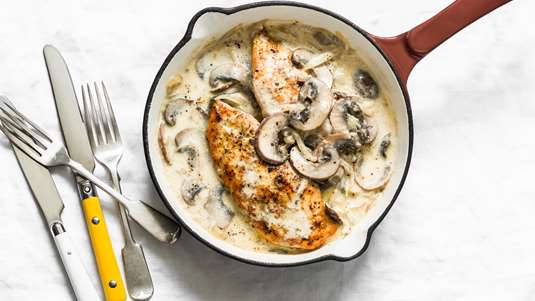 Κοτόπουλο με Πατάτες, Μανιτάρια και Τυρί Πακέτο