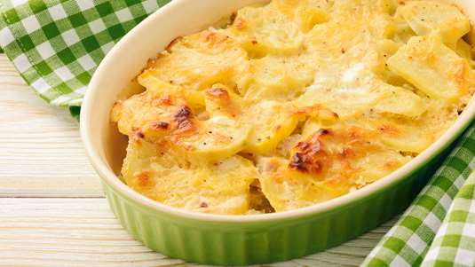 Πατάτες Φούρνου με Πράσα