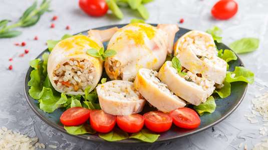 Καλαμαράκια με Ρύζι