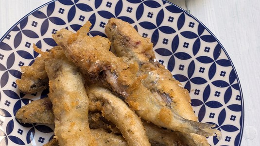 Γαύρος Τηγανητός σε Χυλό Μπίρας