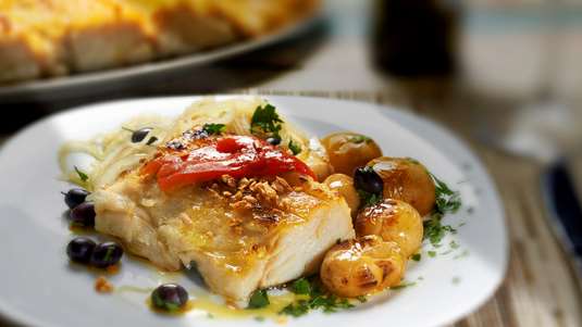 Φιλέτα Μπακαλιάρου με Μουστάρδα