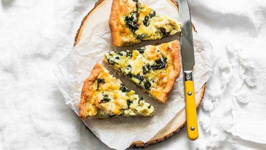 Τάρτα με Πράσο και Τυρί