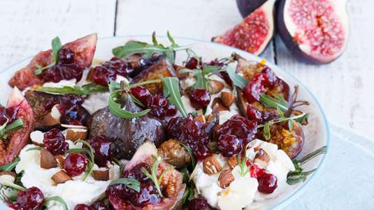 Χριστουγεννιάτικη Σαλάτα με Σύκο