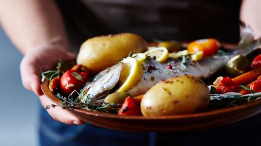 Ψάρια με Λαχανικά