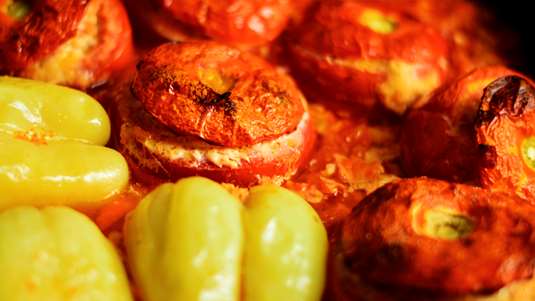 Γεμιστά με Κιμά στην Κατσαρόλα