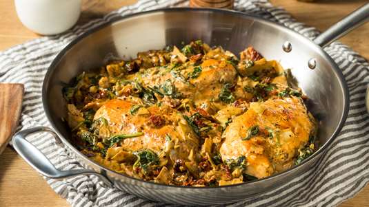 Κοτόπουλο με Σπανάκι