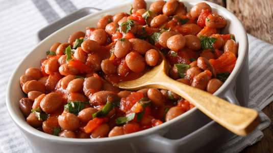 Φασόλια Χάντρες με Λαχανικά και Μυρωδικά