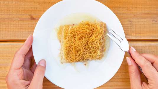 Κασερόπιτα με Κανταΐφι