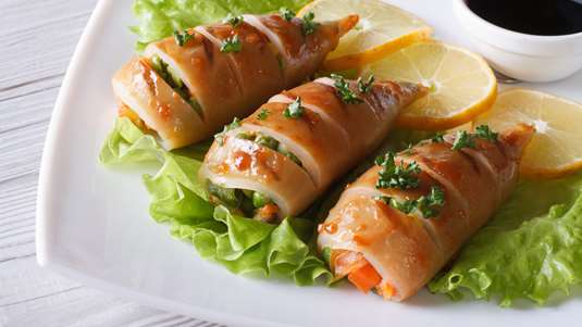 Σουπιές με Αρακά