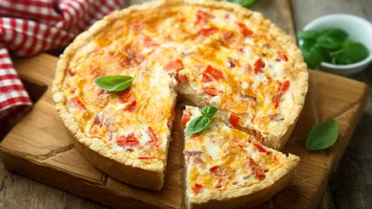 Τάρτα Αρωματισμένη με Φρέσκο Βασιλικό