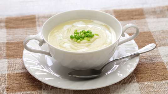 Πουρές με Πράσο και Σελινόριζα