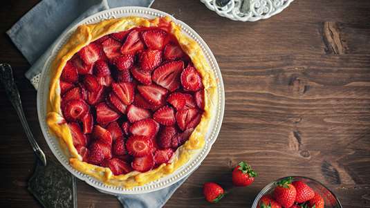 Πίτα με Φράουλες