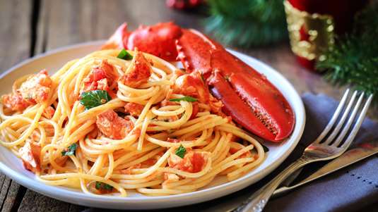 Μακαρόνια με Αστακό