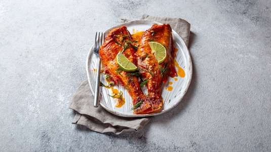 Φιλέτο Λαβράκι με Πικάντικη Σάλτσα