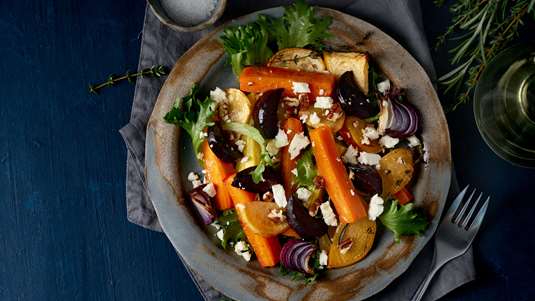 Λαχανικά Φούρνου με Κρέμα Φέτας