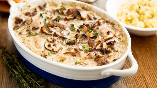 Ογκρατέν Κοτόπουλο με Μανιτάρια